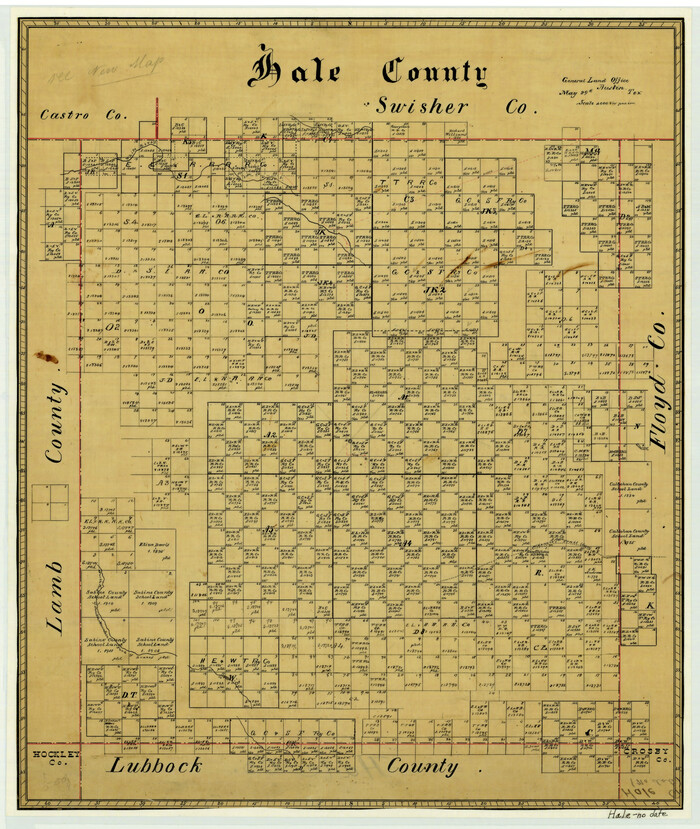 3614, Hale County, General Map Collection