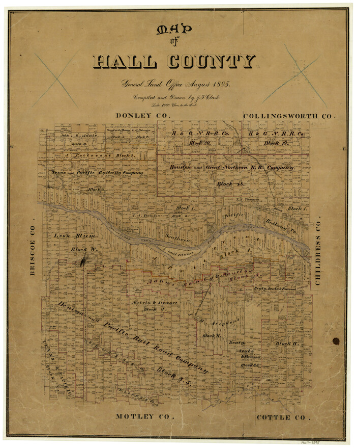 3619, Map of Hall County, General Map Collection