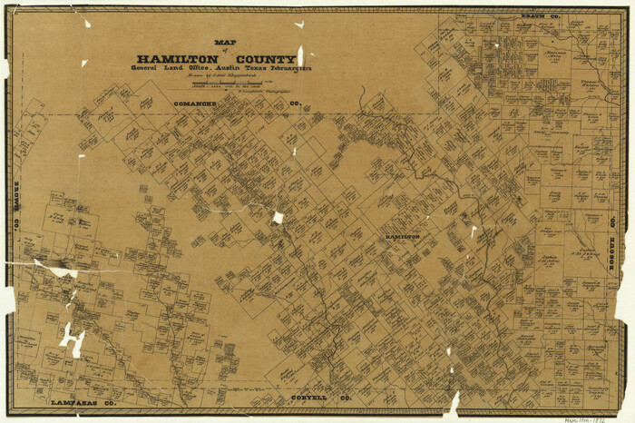 3620, Map of Hamilton County, General Map Collection