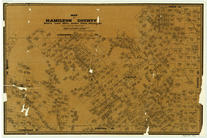 3620, Map of Hamilton County, General Map Collection