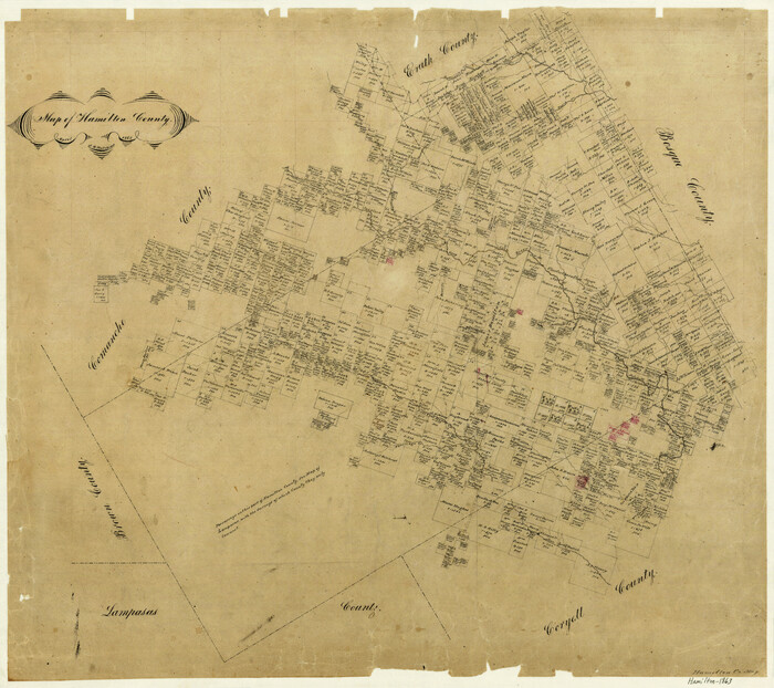 3621, Map of Hamilton County, General Map Collection