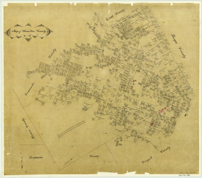 3621, Map of Hamilton County, General Map Collection