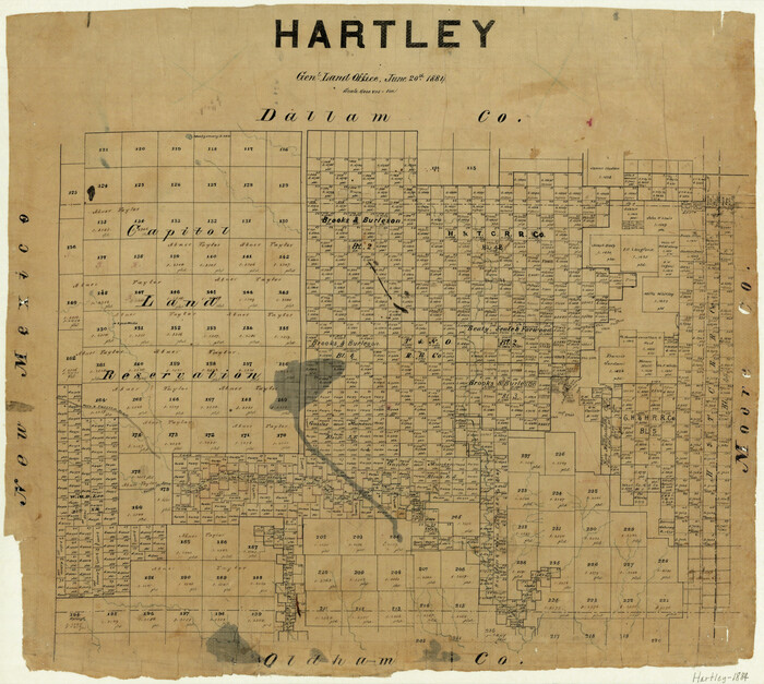 3637, Hartley, General Map Collection