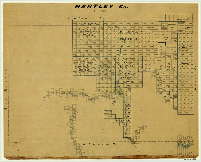 3638, Hartley County, General Map Collection