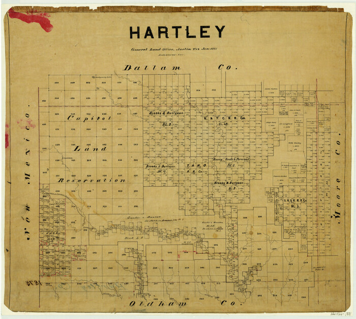 3640, Hartley, General Map Collection