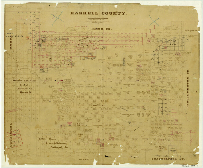 3642, Haskell County, General Map Collection