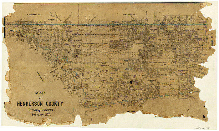 3666, Map of Henderson County