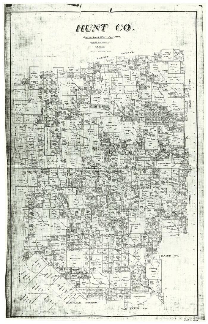 3687, Hunt County, General Map Collection