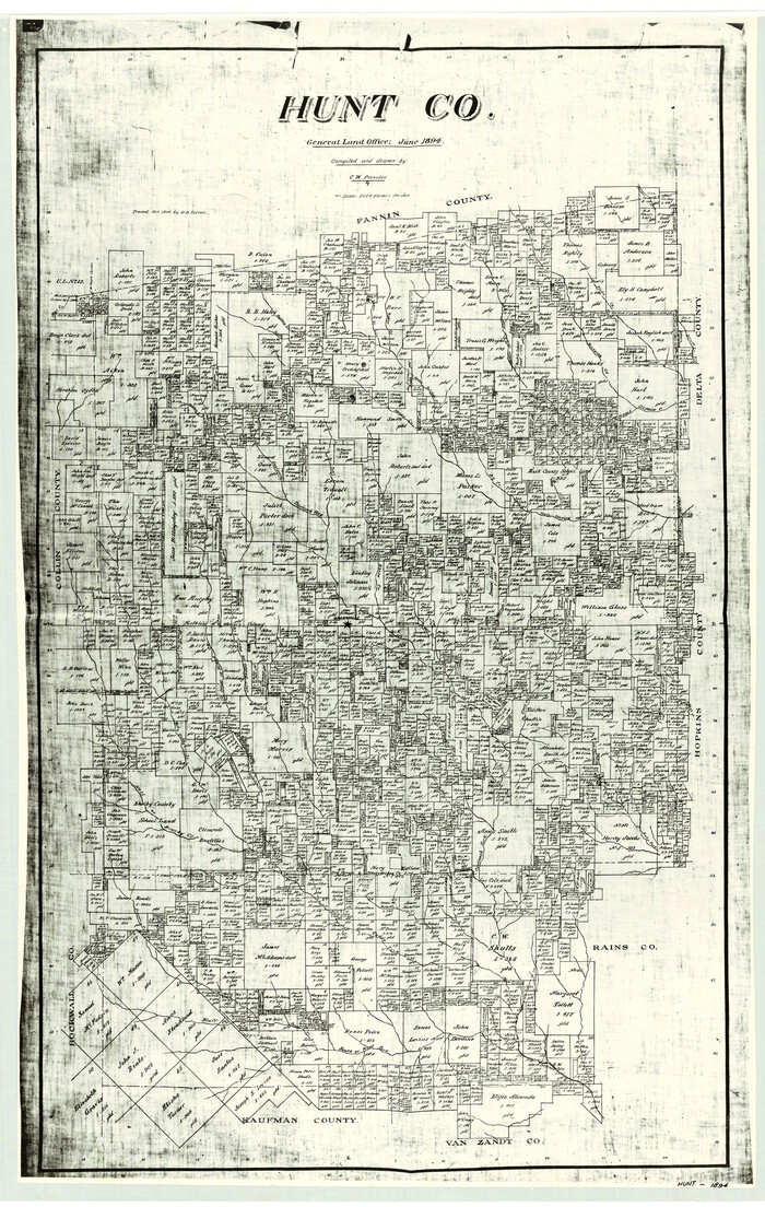 3687, Hunt County, General Map Collection