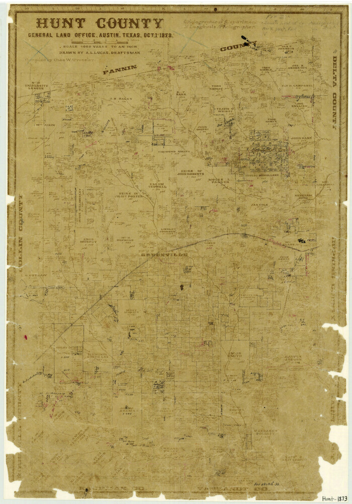 3689, Hunt County, General Map Collection