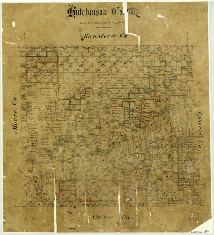 Hutchinson County | 3694, Hutchinson County, General Map Collection ...