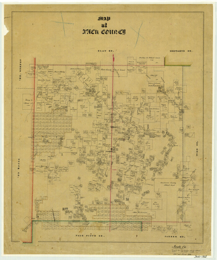 3701, Map of Jack County, General Map Collection
