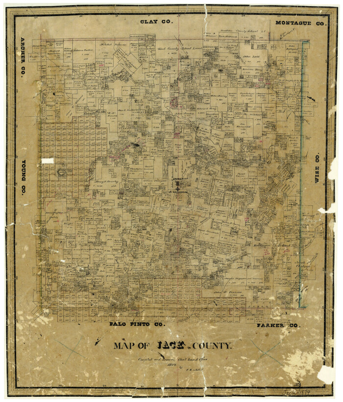 3704, Map of Jack County