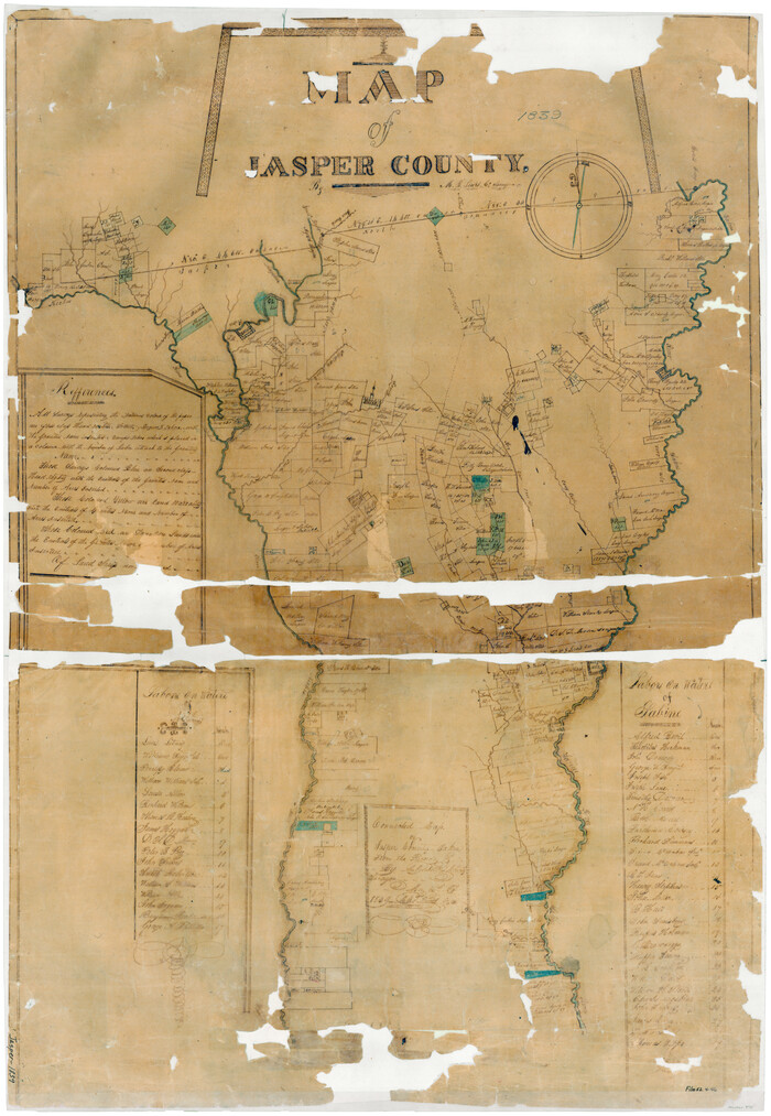 3711, Map of Jasper County, General Map Collection