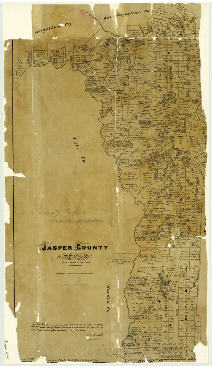 3716, Jasper County Texas, General Map Collection