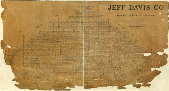 3720, Jeff Davis Co., General Map Collection
