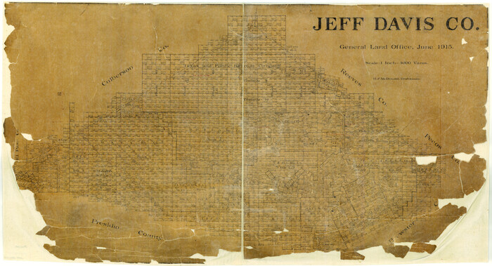 3720, Jeff Davis Co., General Map Collection