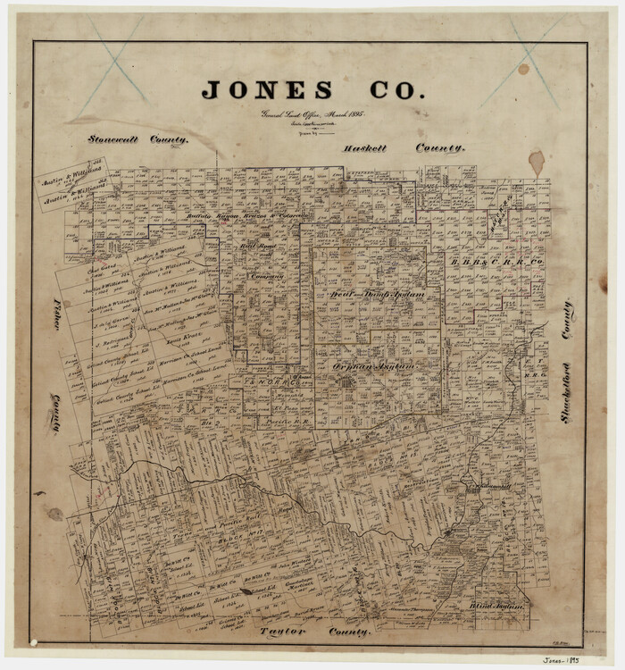 3739, Jones County, General Map Collection