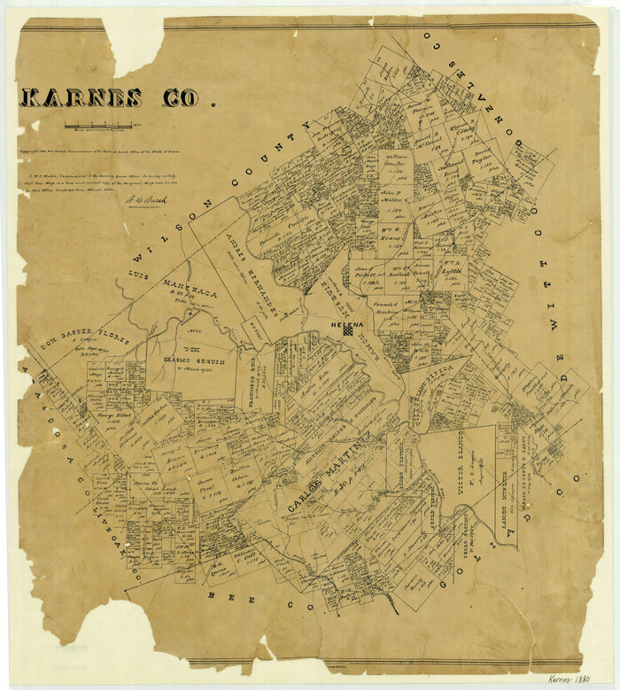 3743, Karnes County, General Map Collection