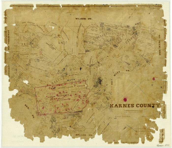 3747, Karnes County, General Map Collection