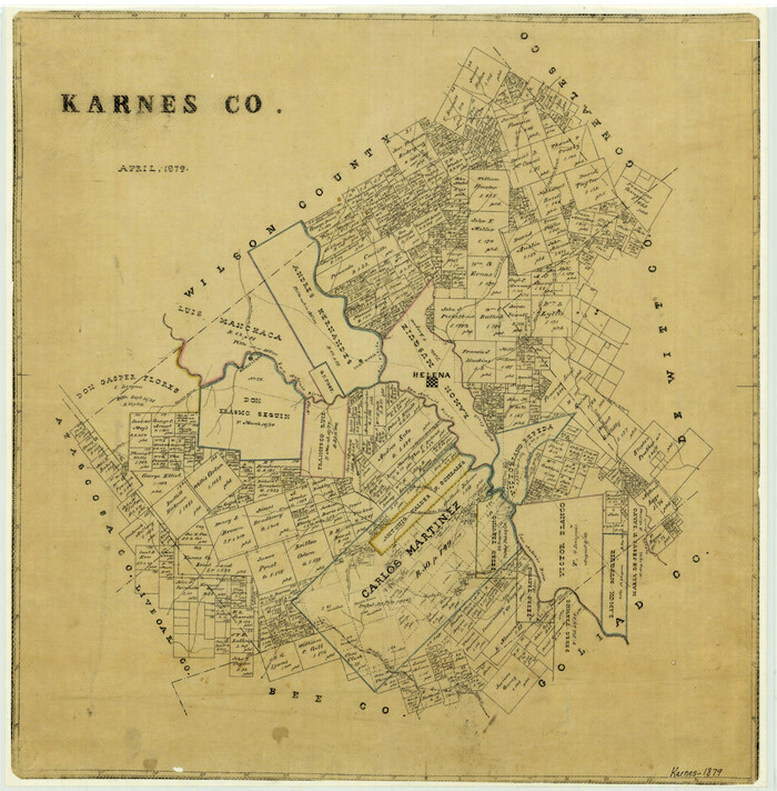 3748, Karnes County, General Map Collection