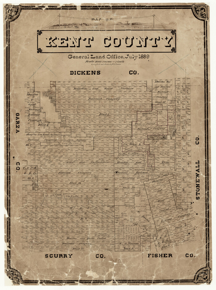 3756, Map of Kent County, 1889, General Map Collection