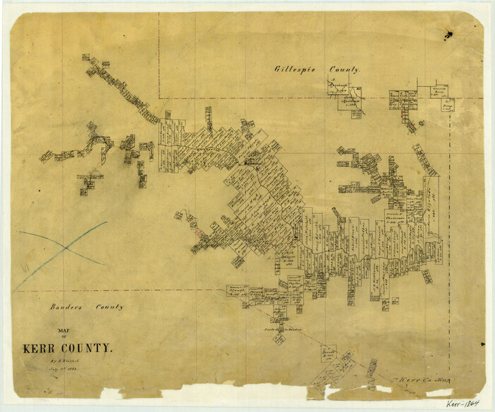 3760, Map of Kerr County, General Map Collection