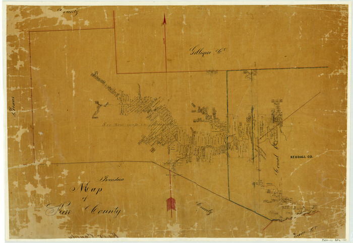 3764, Map of Kerr County, General Map Collection