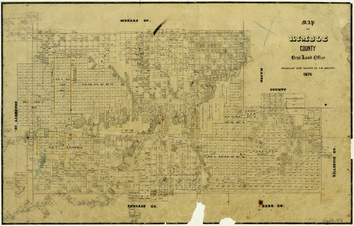 3768, Map of Kimble County, General Map Collection