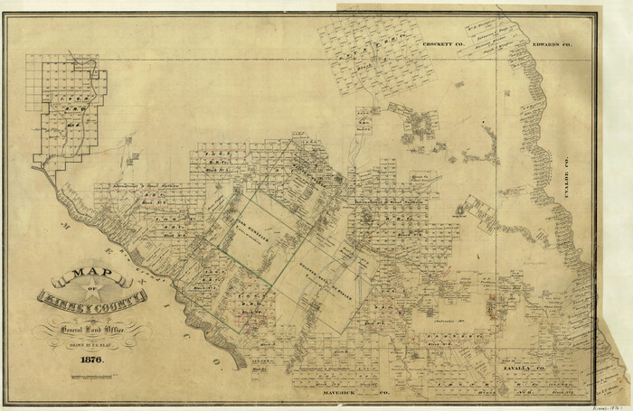 3776, Map of Kinney County, General Map Collection