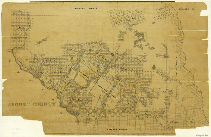 3777, Kinney County, General Map Collection

