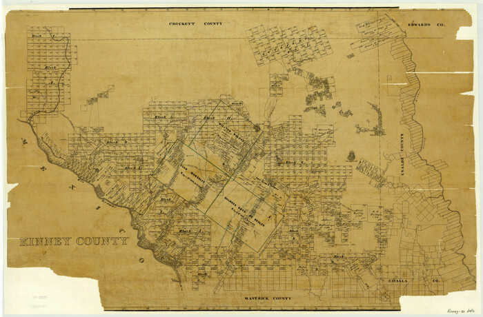 3777, Kinney County, General Map Collection