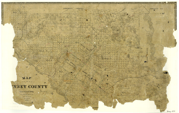 3778, Map of Kinney County, General Map Collection