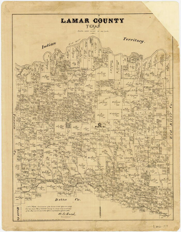3784, Lamar County Texas, General Map Collection