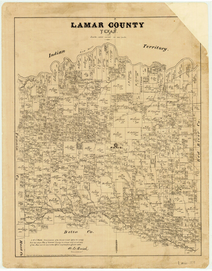 3784, Lamar County Texas, General Map Collection