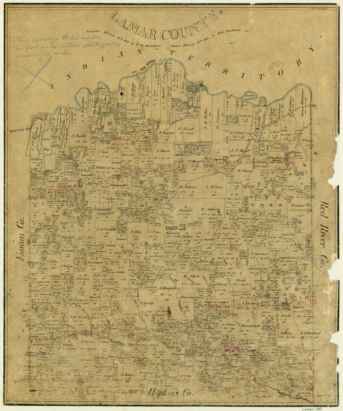 3785, Lamar County, General Map Collection