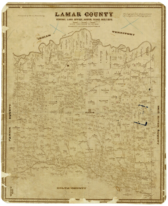 3786, Lamar County, General Map Collection