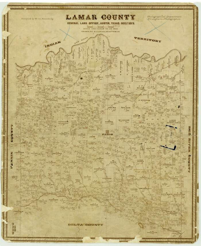3786, Lamar County, General Map Collection