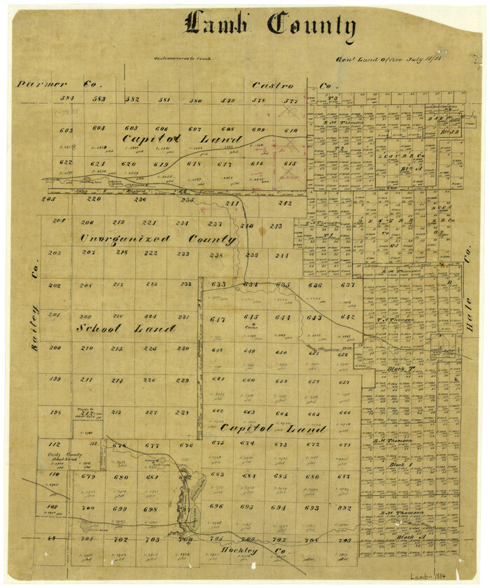 3790, Lamb County, General Map Collection