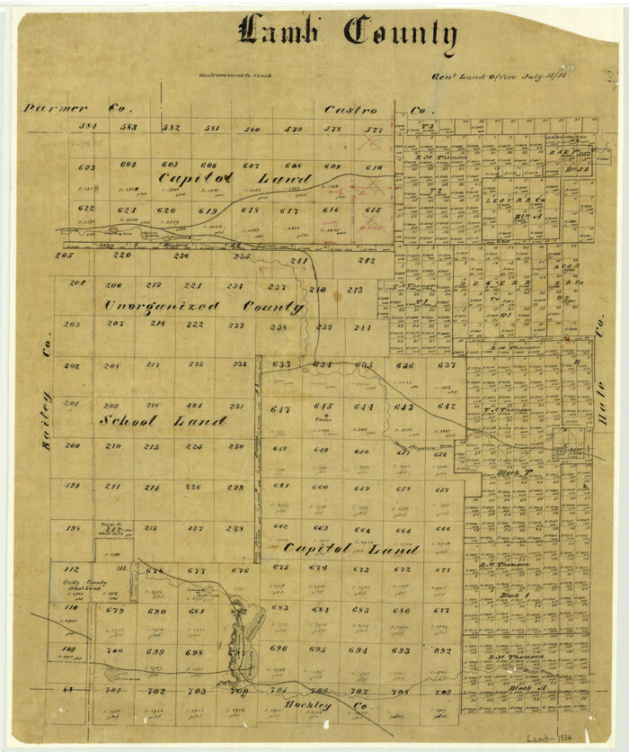 3790, Lamb County, General Map Collection