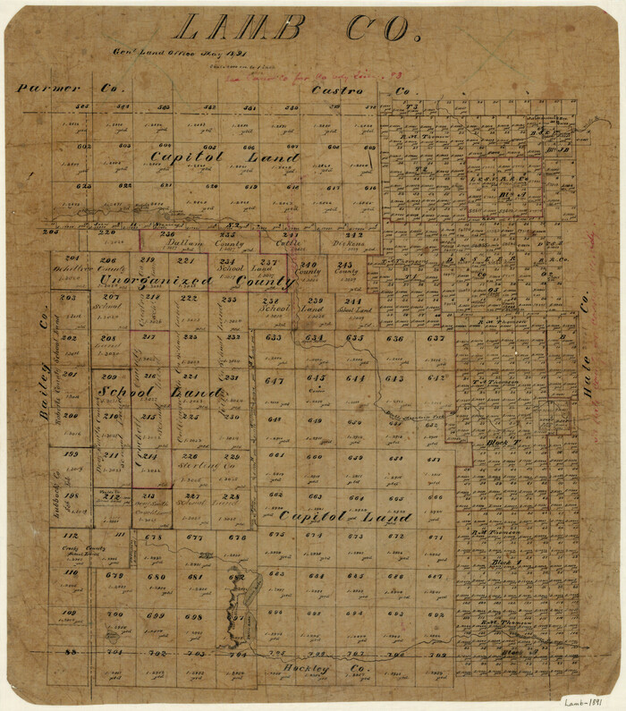 3791, Lamb County, General Map Collection

