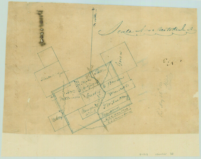 38, [Surveys in the Bexar District along the Colorado River], General Map Collection
