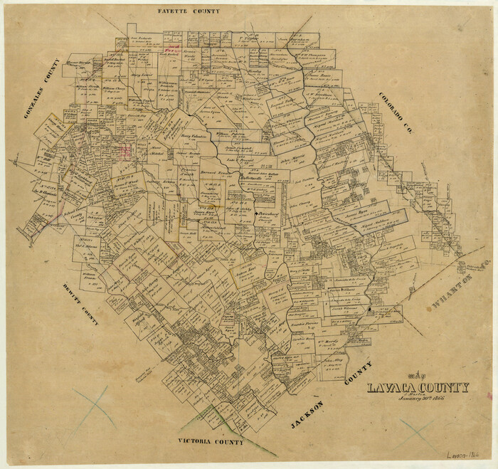 3802, Map of Lavaca County, General Map Collection
