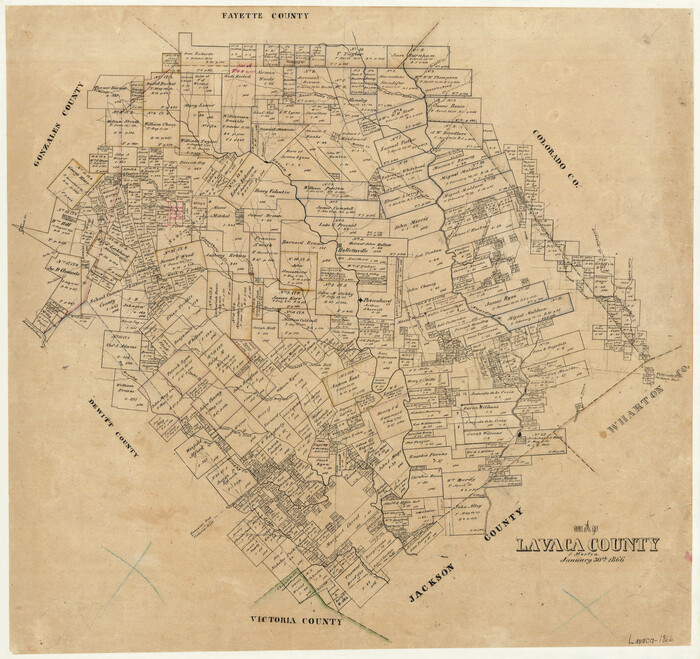 3802, Map of Lavaca County, General Map Collection
