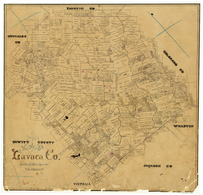 3804, Map of Lavaca County