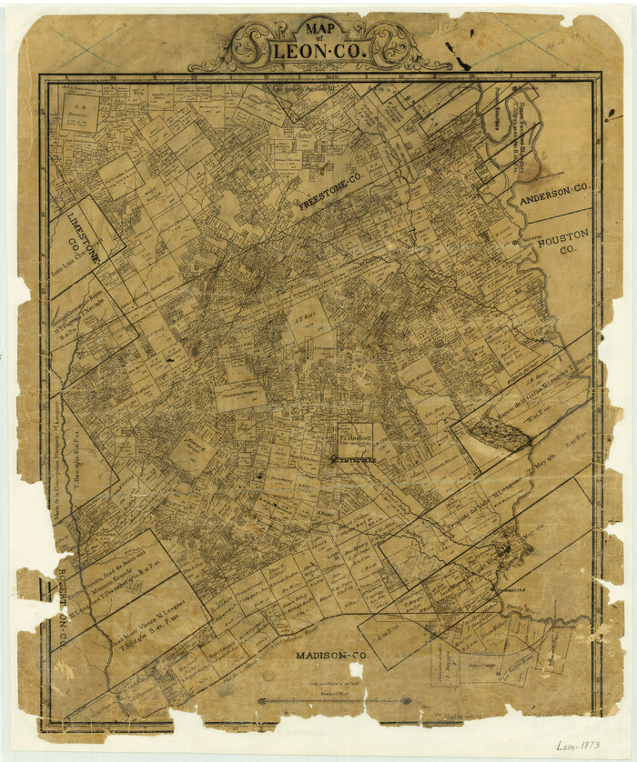 3807, Map of Leon County, General Map Collection