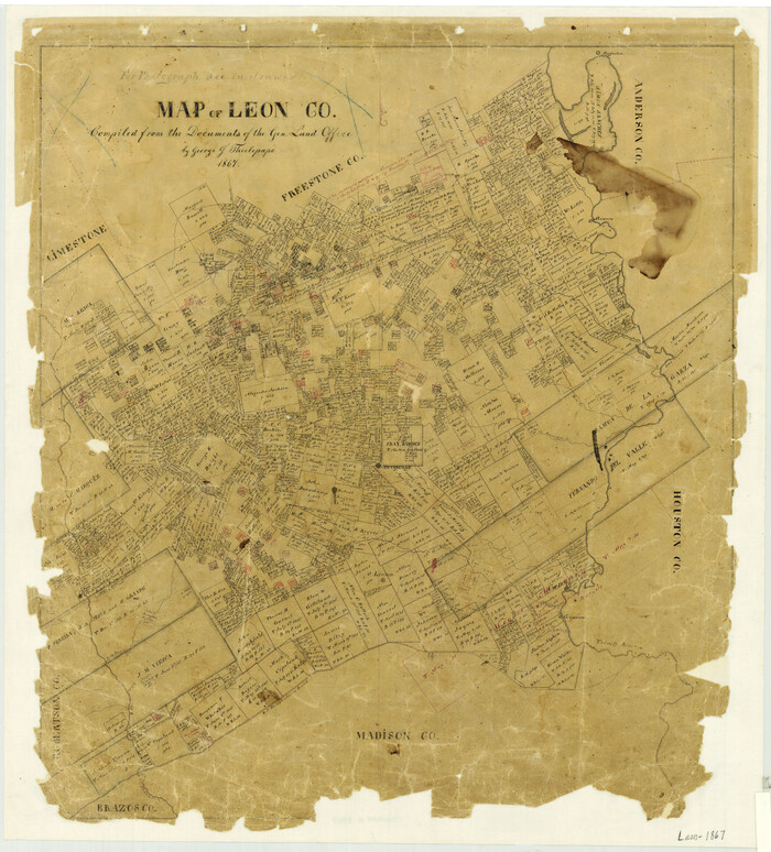 3809, Map of Leon County, General Map Collection