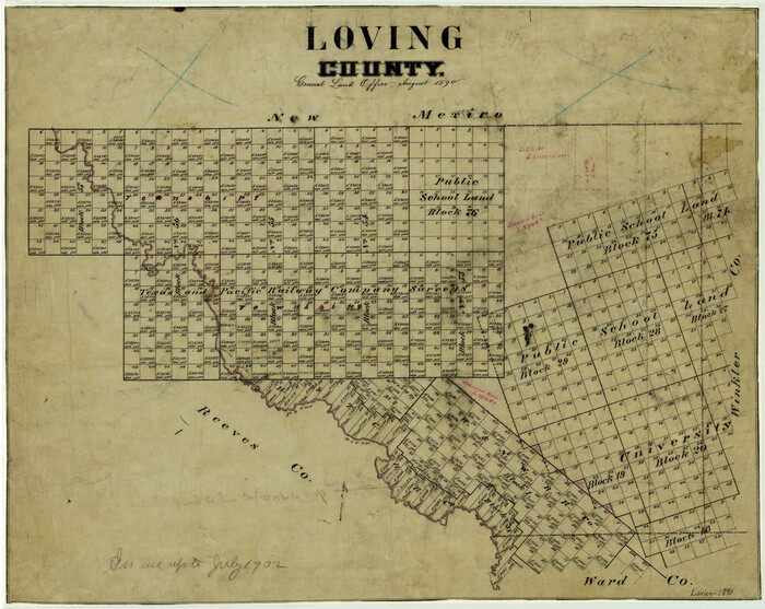 3827, Loving County, General Map Collection