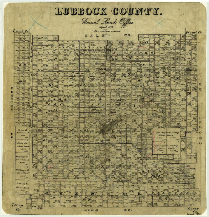3828, Lubbock County, General Map Collection
