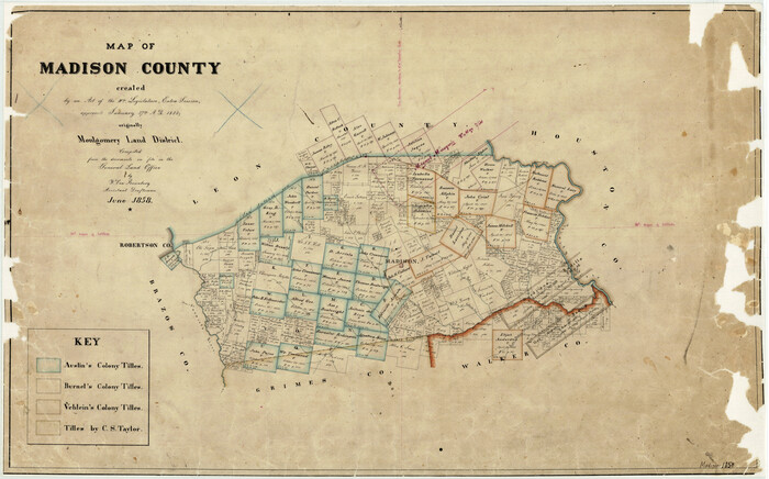 3834, Map of Madison County, General Map Collection